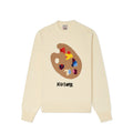 KidSuper Paint Palette Knit Sweater 'Natural'