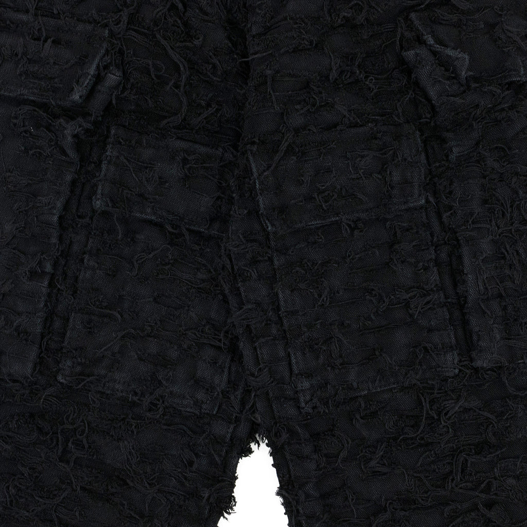 BLACK HUSK WIDE LEG PANTS