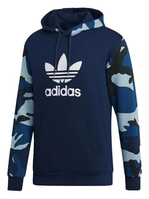 adidas camouflage-panelled hoodie