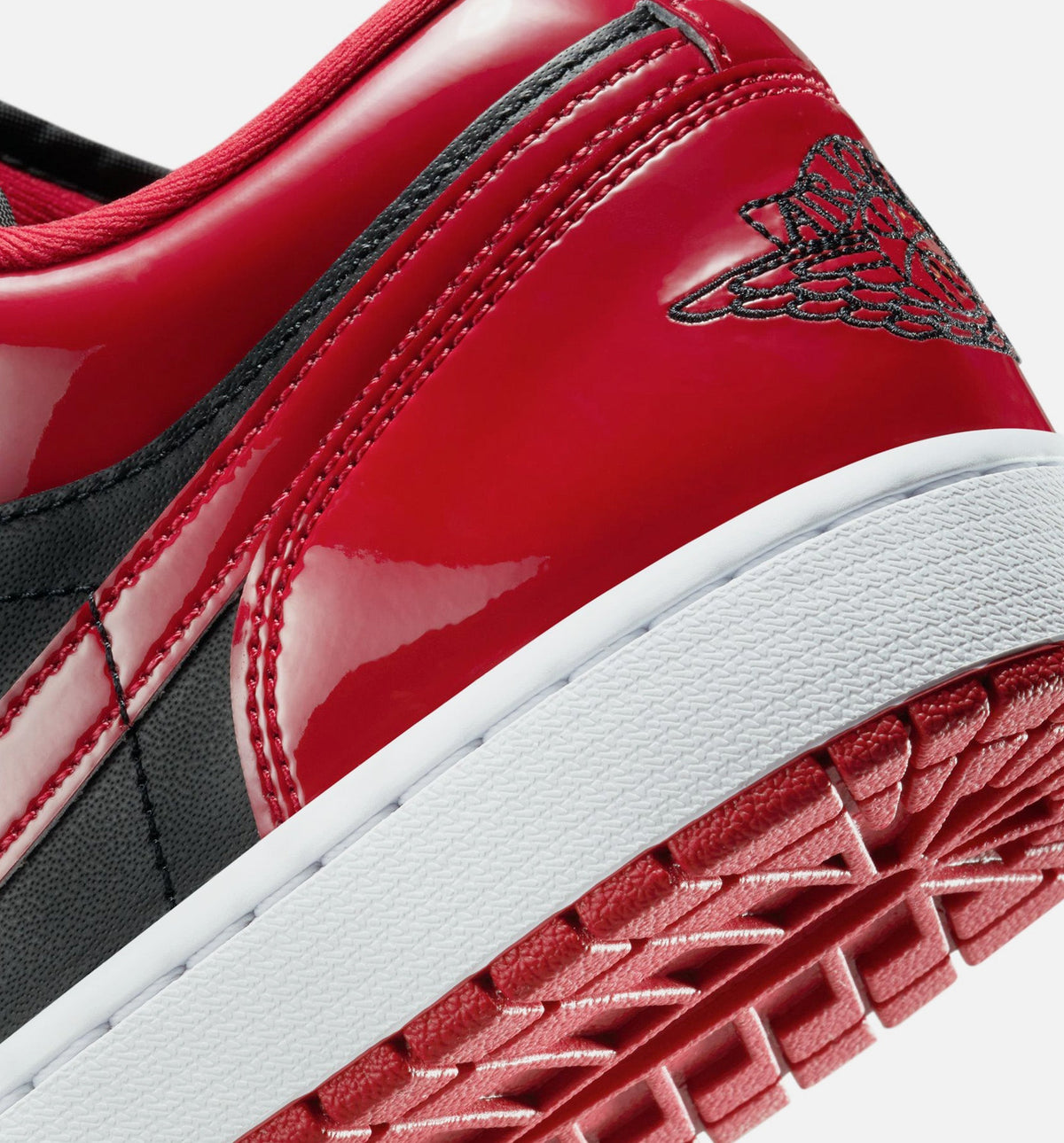 Air Jordan 1 Low SE Men's Sneakers - Black / University Red / White