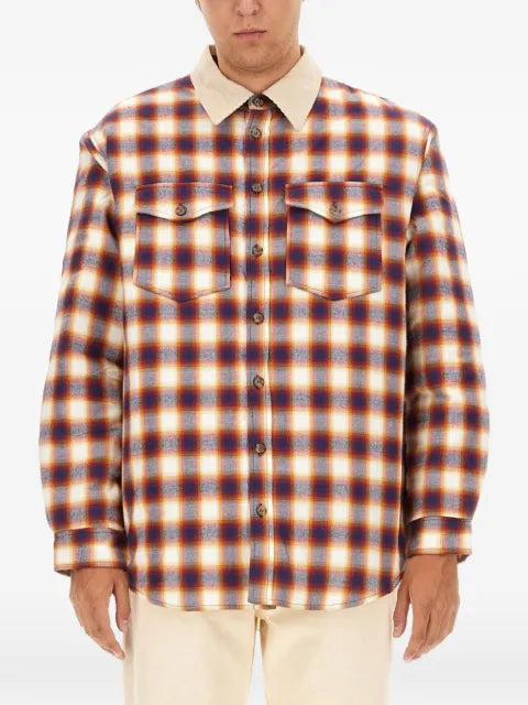 MARANT Steeve check overshirt
