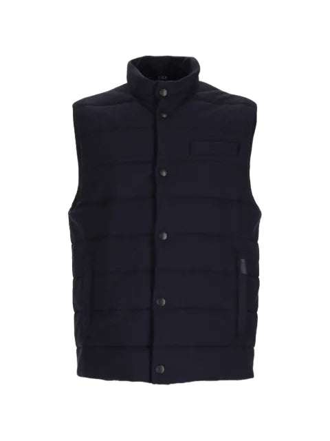 Fay quilted high-neck gilet