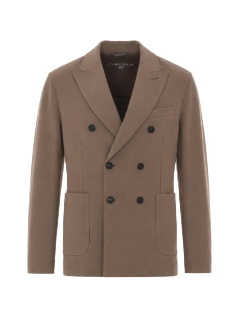 Circolo 1901 double-breasted peak-lapel jacket