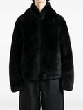 Yves Salomon hooded faux-fur jacket