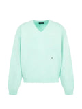 Willy Chavarria V-neck logo-embroidered sweater