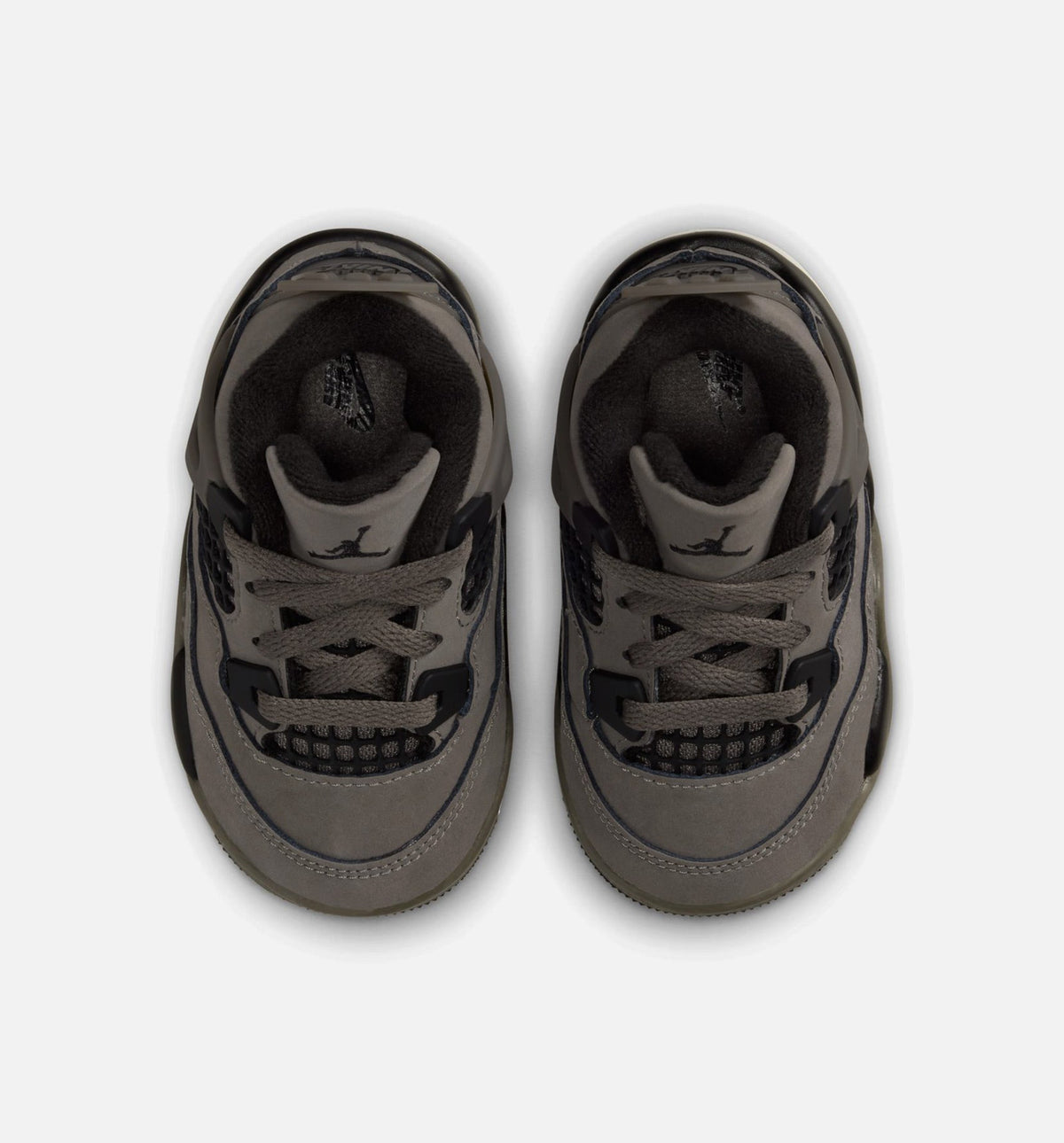 Air Jordan 4 Retro Cave Stone and Black Infant/Toddler Lifestyle Shoes - Cave Stone/Black/Moon Particle