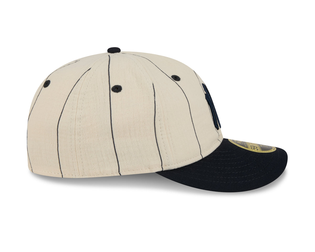New Era 5950 Retro Crown New York Yankees Linen Fitted Hat