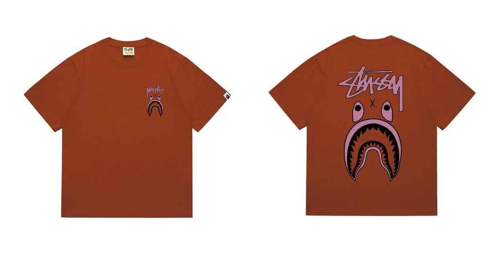 BAPE Contrast Shark Wordmark Graphic T-Shirt