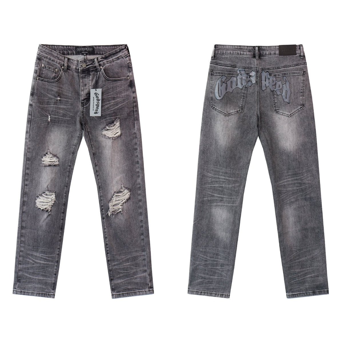 Godspeed Washed Distressed Jeans