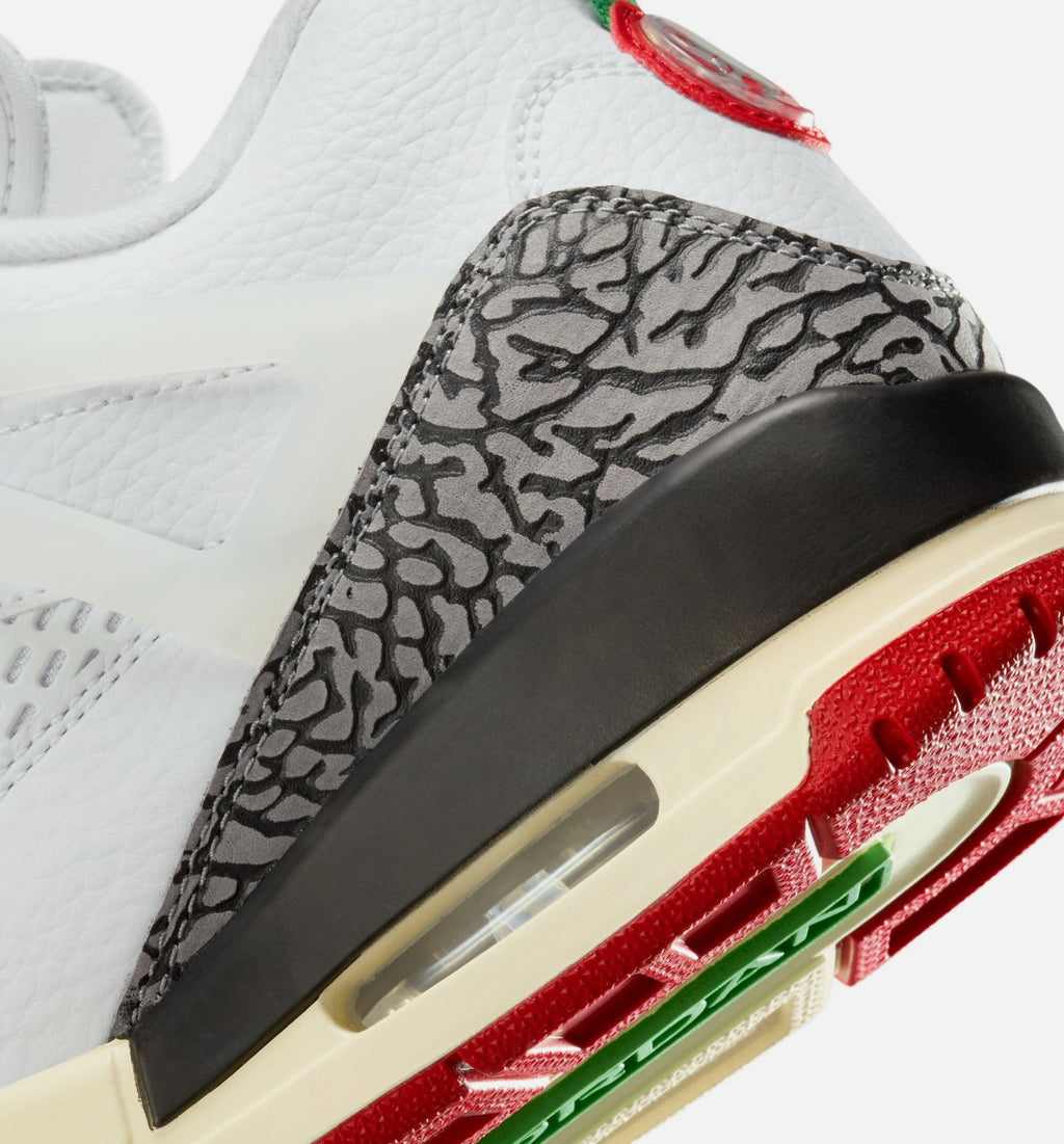 Spizike Low | Men's Lifestyle Shoe | White/Black/Sail/University Red