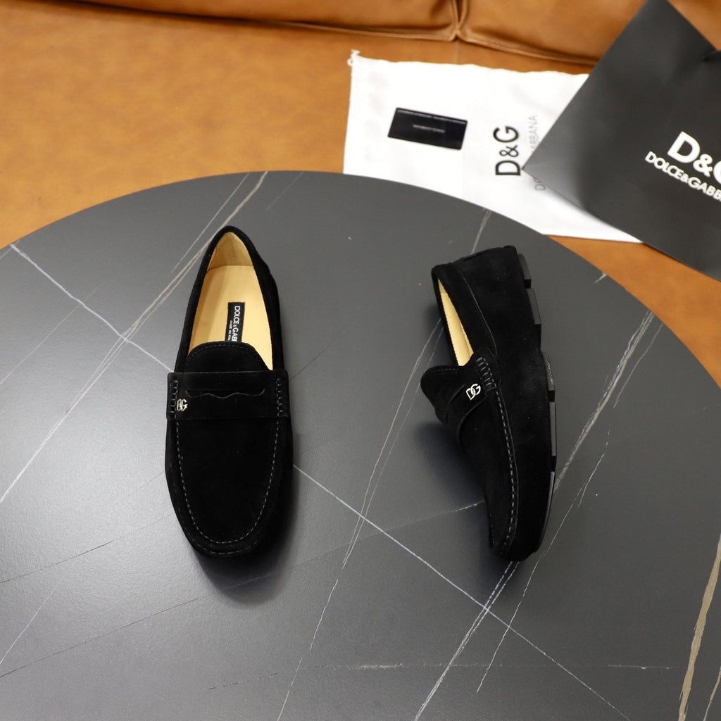 Dolce & Gabbana Men's Leather Penny Loafers