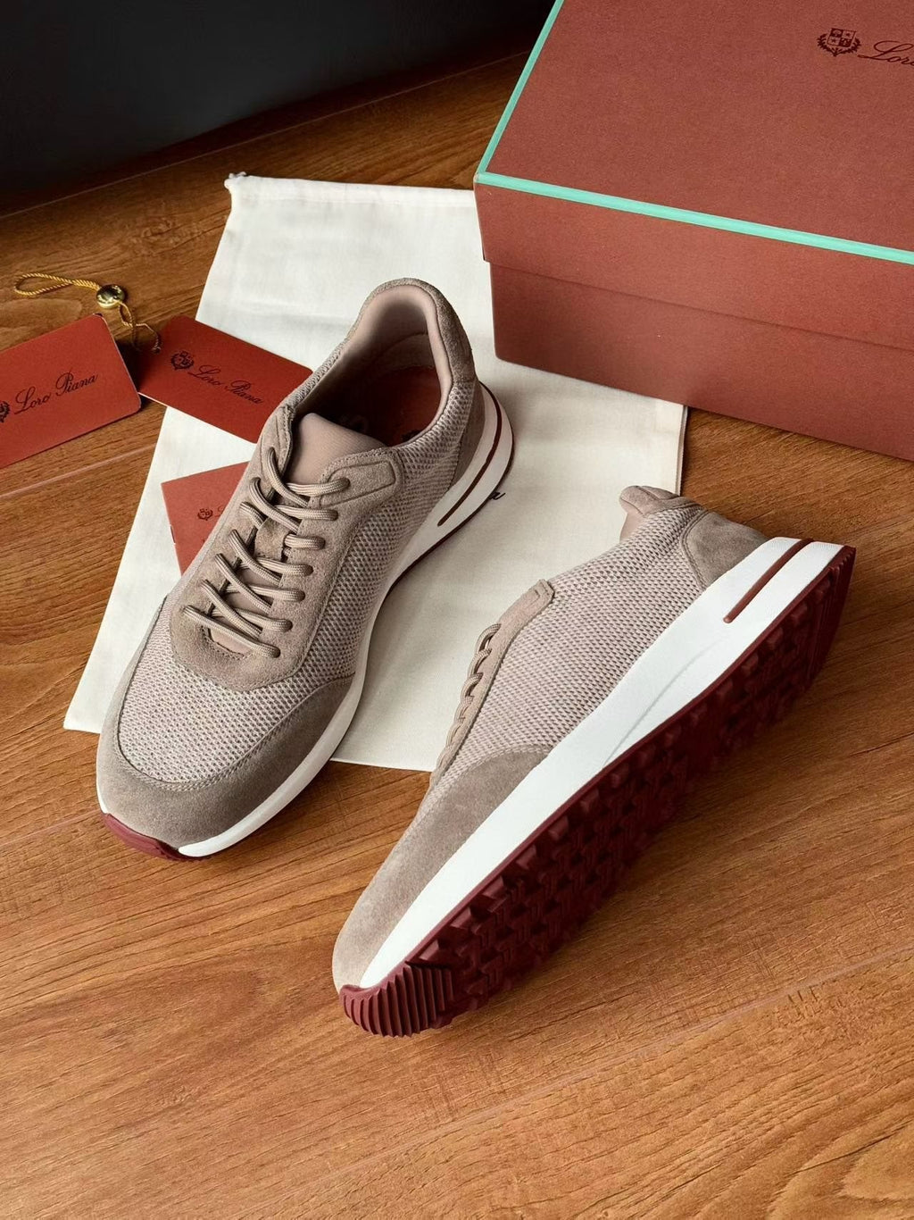 Loro Piana Week End Walk Knit Sneaker